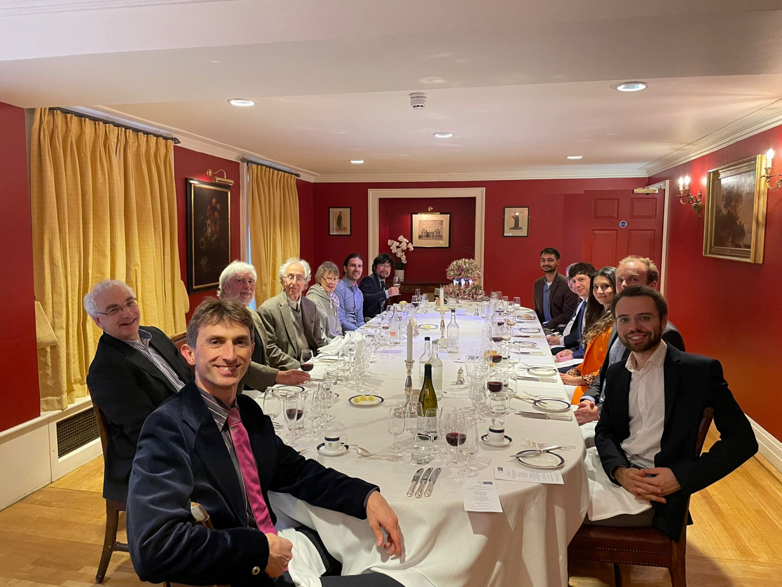 Dinner with some fellows from Cavendish Labs